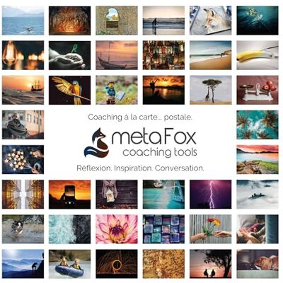 metaFox Psychologie positive 52 Cartes d'inspiration, Cartes d'affirmations positives & Cartes postales motivantes, Cartes de photolangage pour coaching & thérapie - Publicité metaFox Psychologie positive 52 Cartes d'inspiration, Cartes d'affirmations positives & Cartes postales motivantes, Cartes de photolangage pour coaching & thérapie - Publicité
