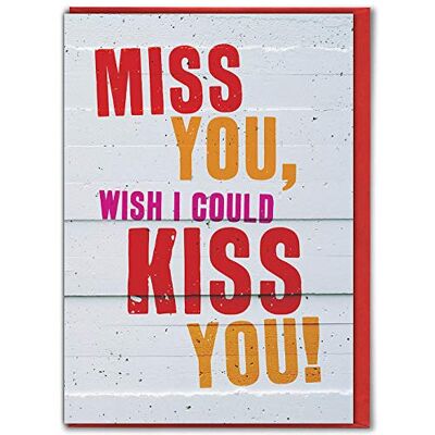 Candy Miss You Wish I Could Kiss You Carte de vœux - Publicité Candy Miss You Wish I Could Kiss You Carte de vœux - Publicité