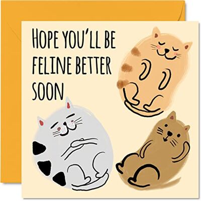Stuff4 Cartes de rétablissement amusantes pour femme, Chat félin meilleur - Publicité Stuff4 Cartes de rétablissement amusantes pour femme, Chat félin meilleur - Publicité