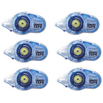Tombow Mono PN-IP Maxi Power Tape Boîte de 6 rouleaux - Publicité Tombow Mono PN-IP Maxi Power Tape Boîte de 6 rouleaux - Publicité