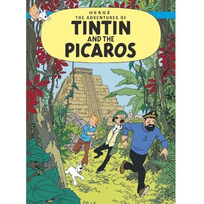Tintin Carte postale album de and the Picaros 34091 (10x15cm) - Publicité Tintin Carte postale album de and the Picaros 34091 (10x15cm) - Publicité