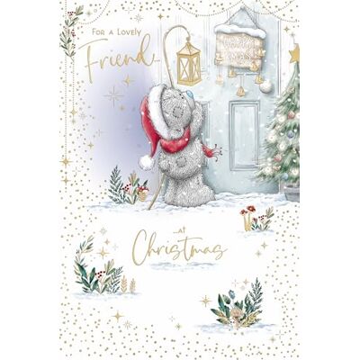 Me To You Tatty Teddy Carte de Noël pour un ami adorable, Tatty Teddy avec lanterne 15,2 x 22,9 cm – Collection officielle - Publicité Me To You Tatty Teddy Carte de Noël pour un ami adorable, Tatty Teddy avec lanterne 15,2 x 22,9 cm – Collection officielle - Publicité