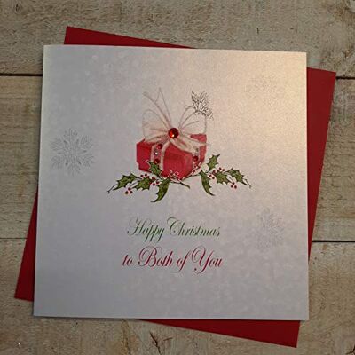 White Cotton Cards X127 Carte de Noël Faite à la Main Motif Cadeau avec Inscription to Both of You Blanc - Publicité White Cotton Cards X127 Carte de Noël Faite à la Main Motif Cadeau avec Inscription to Both of You Blanc - Publicité