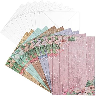 ideen mit herz Lot de cartes de vœux avec enveloppes 10 cartes à motifs vierges colorées neutres Idéal pour les félicitations pour anniversaire, mariage, etc. Format DIN B6 (panneaux en - Publicité ideen mit herz Lot de cartes de vœux avec enveloppes 10 cartes à motifs vierges colorées neutres Idéal pour les félicitations pour anniversaire, mariage, etc. Format DIN B6 (panneaux en - Publicité