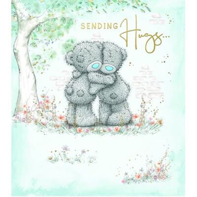 Me To You Carte de vœux attentionnée Tatty Teddy « Sending Hugs » Collection officielle 12,7 x 15,2 cm - Publicité Me To You Carte de vœux attentionnée Tatty Teddy « Sending Hugs » Collection officielle 12,7 x 15,2 cm - Publicité