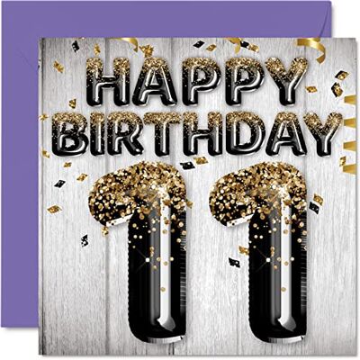Stuff4 Carte d'anniversaire 11 ans pour garçons, petit-fils - Publicité Stuff4 Carte d'anniversaire 11 ans pour garçons, petit-fils - Publicité