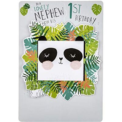 Hallmark Carte 1er anniversaire pour neveu – Motif 3D découpé - Publicité Hallmark Carte 1er anniversaire pour neveu – Motif 3D découpé - Publicité