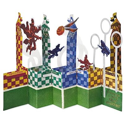 American Greetings Carte d'anniversaire pop-up Harry Potter (Quidditch) - Publicité American Greetings Carte d'anniversaire pop-up Harry Potter (Quidditch) - Publicité