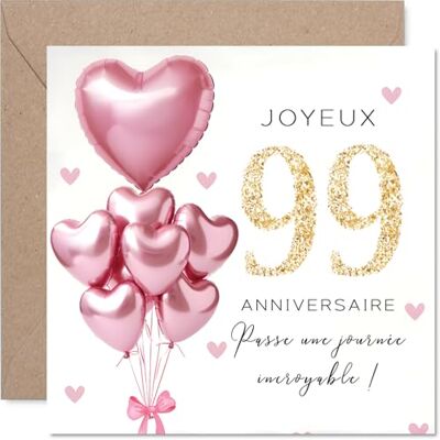 Stuff4 Étape Carte d'Anniversaire 99 Ans, Ambiance Festive et Pétillante - Publicité Stuff4 Étape Carte d'Anniversaire 99 Ans, Ambiance Festive et Pétillante - Publicité