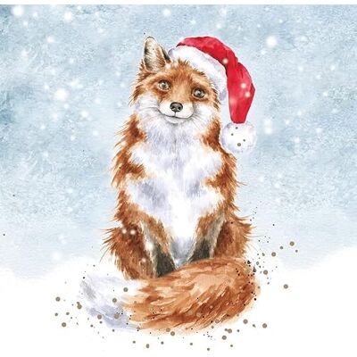 Wrendale Designs par Hannah Dale "Festive Fox" Coffret de cartes de Noël Lot de 8 - Publicité Wrendale Designs par Hannah Dale "Festive Fox" Coffret de cartes de Noël Lot de 8 - Publicité