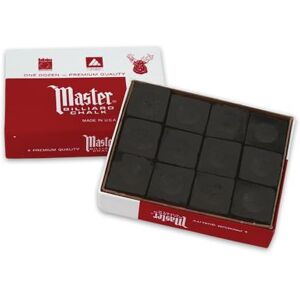 Master Imperial de Billard/Pool cue Craie Box, 12 Cubes, Noir - Publicité Master Imperial de Billard/Pool cue Craie Box, 12 Cubes, Noir - Publicité
