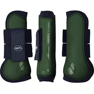 QHP Guêtres avant rigide et intérieur en néoprène avec fermeture Velcro (poney, forêt profonde). Publicité QHP Guêtres avant rigide et intérieur en néoprène avec fermeture Velcro (poney, forêt profonde). Publicité