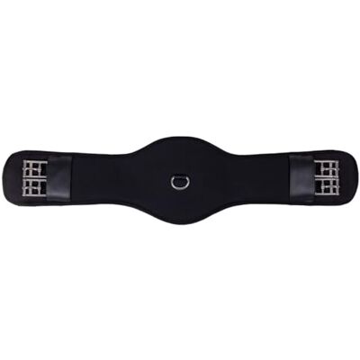 QHP Sangle de dressage courte anatomique (45 cm, noir) - Publicité QHP Sangle de dressage courte anatomique (45 cm, noir) - Publicité