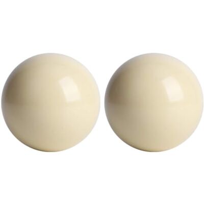 Vbestlife Lot de 2 pi¡§¡§Ces en r¡§ sine Blanche Billard Formation Boule de Queue Standard Dia 5.72 cm r¡§¡§glement Billard Billard Pratique Balle, - Publicité Vbestlife Lot de 2 pi¡§¡§Ces en r¡§ sine Blanche Billard Formation Boule de Queue Standard Dia 5.72 cm r¡§¡§glement Billard Billard Pratique Balle, - Publicité
