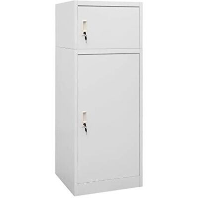 vidaXL Armoire à Selles Casier à Selles Armoire à Harnais Meuble de Rangement pour Equipement de Sport d'Équitation Gris Clair 53x53x140 cm Acier - Publicité vidaXL Armoire à Selles Casier à Selles Armoire à Harnais Meuble de Rangement pour Equipement de Sport d'Équitation Gris Clair 53x53x140 cm Acier - Publicité