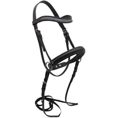 PFIFF 103031 Bridon Lilly de qualité supérieure pour Chevaux de Jeu Noir Shetty - Publicité PFIFF 103031 Bridon Lilly de qualité supérieure pour Chevaux de Jeu Noir Shetty - Publicité