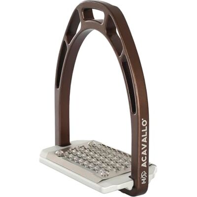 Acavallo Étriers Arco Evolution Alupro, plusieurs couleurs, couleur : marron - Publicité Acavallo Étriers Arco Evolution Alupro, plusieurs couleurs, couleur : marron - Publicité