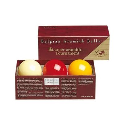 Aramith Billes Tournament Carambole 61,5 mm - Publicité Aramith Billes Tournament Carambole 61,5 mm - Publicité