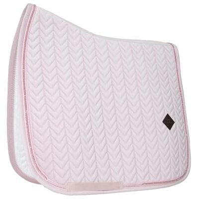 Kentucky Tapis de selle FULL Rose pâle Velours Dressage - Publicité Kentucky Tapis de selle FULL Rose pâle Velours Dressage - Publicité