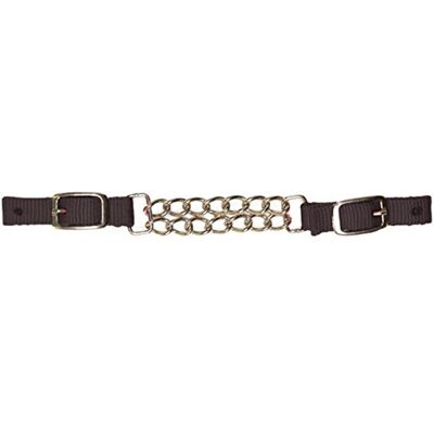 Tattini Gourmette pour Cheval Nylon Double-chaîne - Publicité Tattini Gourmette pour Cheval Nylon Double-chaîne - Publicité