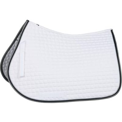 HORZE Adepto Tapis de Selle Tout Usage, Accessoires pour Chevaux, Tapis de Selle équestre, Blanc, F - Publicité HORZE Adepto Tapis de Selle Tout Usage, Accessoires pour Chevaux, Tapis de Selle équestre, Blanc, F - Publicité