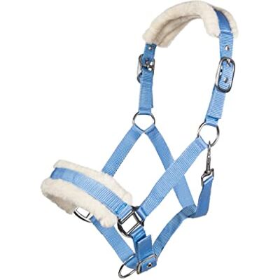 HKM Licol pour berceau avec rembourrage en peluche 6400 Bleu bébé - Publicité HKM Licol pour berceau avec rembourrage en peluche 6400 Bleu bébé - Publicité