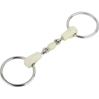 Equinate Mors à eau au goût de pomme 18 mm double cassé 13,5 cm Mors anatomiquement moulant avec action douce Favorise la salivation et stimule l'activité de mastication - Publicité Equinate Mors à eau au goût de pomme 18 mm double cassé 13,5 cm Mors anatomiquement moulant avec action douce Favorise la salivation et stimule l'activité de mastication - Publicité