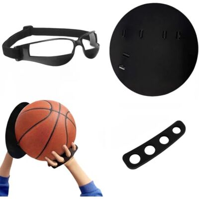 VELAJA Kit Entraînement Tir Basket pour Droitiers, Basketball Accessoires Correction Main Faible, Lunettes Dribble Et Disque Main Inclus - Publicité VELAJA Kit Entraînement Tir Basket pour Droitiers, Basketball Accessoires Correction Main Faible, Lunettes Dribble Et Disque Main Inclus - Publicité