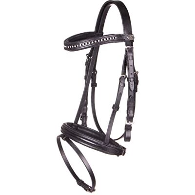 QHP Bridon en cuir Beli noir (Mini Shetty) - Publicité QHP Bridon en cuir Beli noir (Mini Shetty) - Publicité