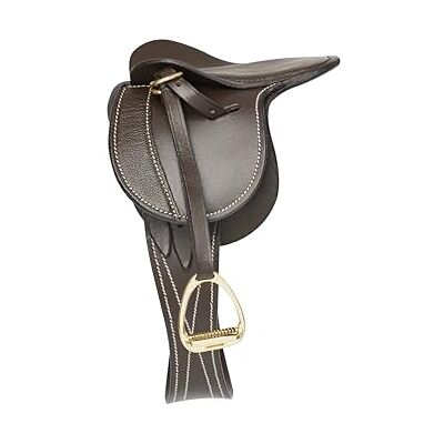 LeMieux Selle de poney en cuir fin marron à partir de 8 ans - Publicité LeMieux Selle de poney en cuir fin marron à partir de 8 ans - Publicité