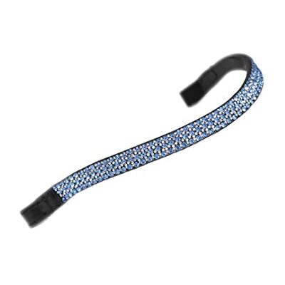 Shires - Aviemore Wide Diamante Browband - Bleu/Noir - Full - Browband - Publicité Shires - Aviemore Wide Diamante Browband - Bleu/Noir - Full - Browband - Publicité