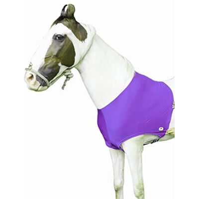 Majestic Protège-épaules pour cheval extensible dans les 4 sens Taille L Violet - Publicité Majestic Protège-épaules pour cheval extensible dans les 4 sens Taille L Violet - Publicité