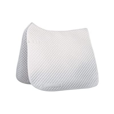 HKM Tapis surpiqué, Dressage Blanc Pur-Sang/Cheval - Publicité HKM Tapis surpiqué, Dressage Blanc Pur-Sang/Cheval - Publicité