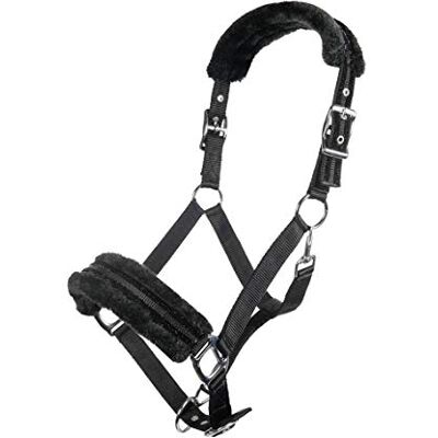 HKM Licol en nylon avec rembourrage polaire 9100 Noir - Publicité HKM Licol en nylon avec rembourrage polaire 9100 Noir - Publicité