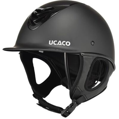Courtieyeardceastea Casque d'équitation unisexe pour cheval Noir Taille L - Publicité Courtieyeardceastea Casque d'équitation unisexe pour cheval Noir Taille L - Publicité