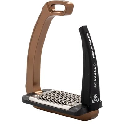 Acavallo Staffe di sicurezza Rel-x Easy con braccio in silicone intercambiabile TAGLIA UNICA - Publicité Acavallo Staffe di sicurezza Rel-x Easy con braccio in silicone intercambiabile TAGLIA UNICA - Publicité