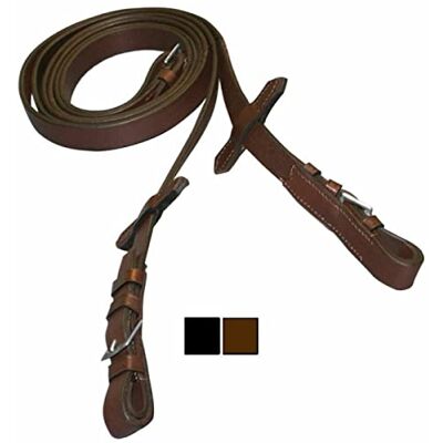 Tattini Rênes en cuir lisse, marron, _ - Publicité Tattini Rênes en cuir lisse, marron, _ - Publicité