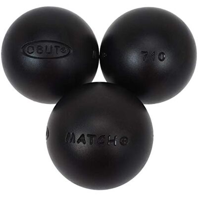 Obut Match Plus 76mm Boules de pétanque - Publicité Obut Match Plus 76mm Boules de pétanque - Publicité
