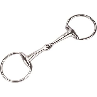 Equinate Tête d'olive en acier inoxydable 16 mm facilement cassée 12,5 cm – Dentition anatomique respectueuse de la bouche avec action douce – Taille gravée au laser - Publicité Equinate Tête d'olive en acier inoxydable 16 mm facilement cassée 12,5 cm – Dentition anatomique respectueuse de la bouche avec action douce – Taille gravée au laser - Publicité