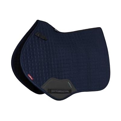 LeMieux Tapis de selle carré en daim à contact étroit – Bleu marine S/M - Publicité LeMieux Tapis de selle carré en daim à contact étroit – Bleu marine S/M - Publicité