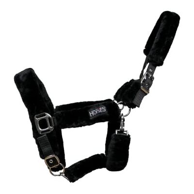 Horses , Licol En Nylon Soft Fluffi, avec Revêtement en Fourrure Synthétique, pour Chevaux Sensibles, Adapté aux Voyages en Van (Cob, noir) - Publicité Horses , Licol En Nylon Soft Fluffi, avec Revêtement en Fourrure Synthétique, pour Chevaux Sensibles, Adapté aux Voyages en Van (Cob, noir) - Publicité