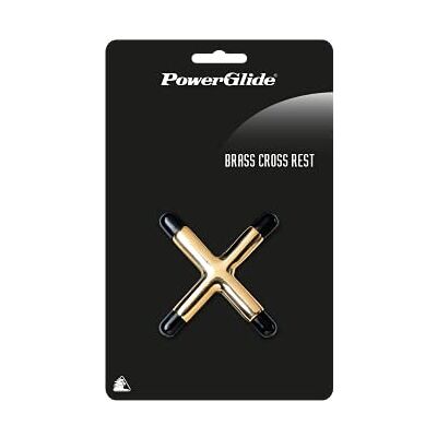 PowerGlide Snooker, Pool Or Billiard Cue Rest Brass Or Nylon White Spider, Cross Or Bridge Rest - Publicité PowerGlide Snooker, Pool Or Billiard Cue Rest Brass Or Nylon White Spider, Cross Or Bridge Rest - Publicité