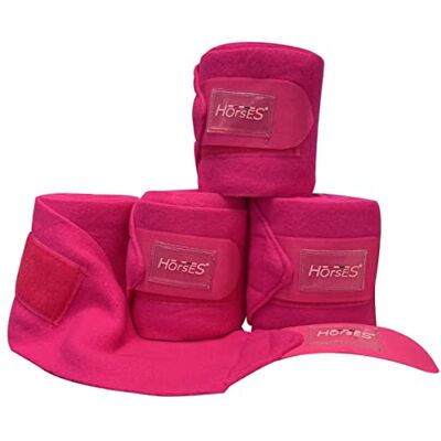 Horses, Bandes en Polaire Antipilling Fleece 4 pièces, Bandes de Protection Cheval, pour Favoriser la Récupération après Le Travail et pour Le Protéger des Rayures et Blessures - Publicité Horses, Bandes en Polaire Antipilling Fleece 4 pièces, Bandes de Protection Cheval, pour Favoriser la Récupération après Le Travail et pour Le Protéger des Rayures et Blessures - Publicité