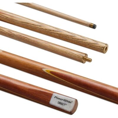 PowerGlide Target Queue de Billard ou Snooker Unisexe, Marron, Jaune, Full Size 57 - Publicité PowerGlide Target Queue de Billard ou Snooker Unisexe, Marron, Jaune, Full Size 57 - Publicité
