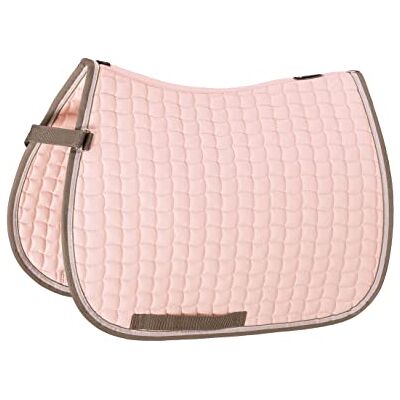 Eskadron Tapis de selle en coton SHETTY Basic en rose poudré - Publicité Eskadron Tapis de selle en coton SHETTY Basic en rose poudré - Publicité