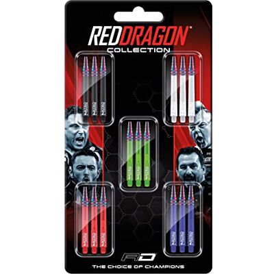 RED DRAGON Collection de tiges de fléchettes Nitro Ionic 5 lots par paquet (15 tiges au total) - Publicité RED DRAGON Collection de tiges de fléchettes Nitro Ionic 5 lots par paquet (15 tiges au total) - Publicité