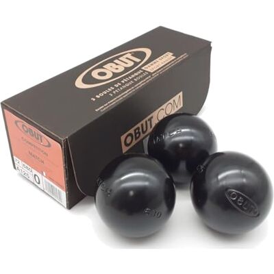 Obut Match Noire 0 72 mm Boules de pétanque - Publicité Obut Match Noire 0 72 mm Boules de pétanque - Publicité