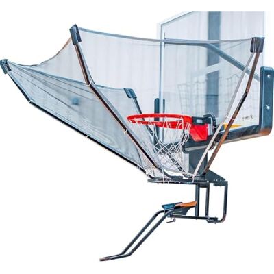 XGHDPBM Système de Retour de Panier de Basket Portable, système de Retour de Panier de Basket Rotatif à 180°, Fixation de Panier de Basket, Machine de tir de Basket Pliable for Le Sport - Publicité XGHDPBM Système de Retour de Panier de Basket Portable, système de Retour de Panier de Basket Rotatif à 180°, Fixation de Panier de Basket, Machine de tir de Basket Pliable for Le Sport - Publicité