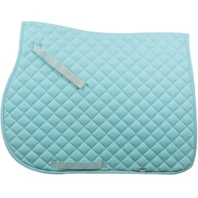 Horses Tapis de selle de saut Tecno simple, doux et résistant, indispensable pour protéger le cheval des traumatismes et chocs excessifs, sobre et élégant (Pony, Turquoise) - Publicité Horses Tapis de selle de saut Tecno simple, doux et résistant, indispensable pour protéger le cheval des traumatismes et chocs excessifs, sobre et élégant (Pony, Turquoise) - Publicité