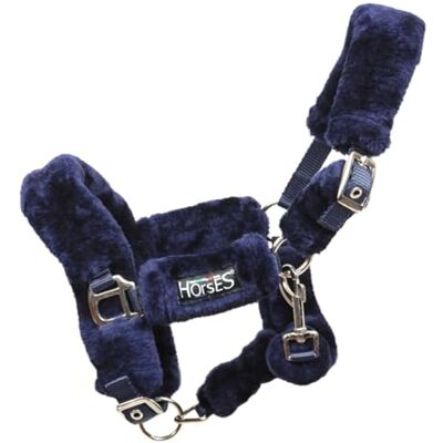 Horses Licol Soft Fluffs Mini, Licou confortable, utile pour conduire le cheval à la main ou pour l'assurer pendant les opérations de serrage (bleu, mini shetland) - Publicité Horses Licol Soft Fluffs Mini, Licou confortable, utile pour conduire le cheval à la main ou pour l'assurer pendant les opérations de serrage (bleu, mini shetland) - Publicité